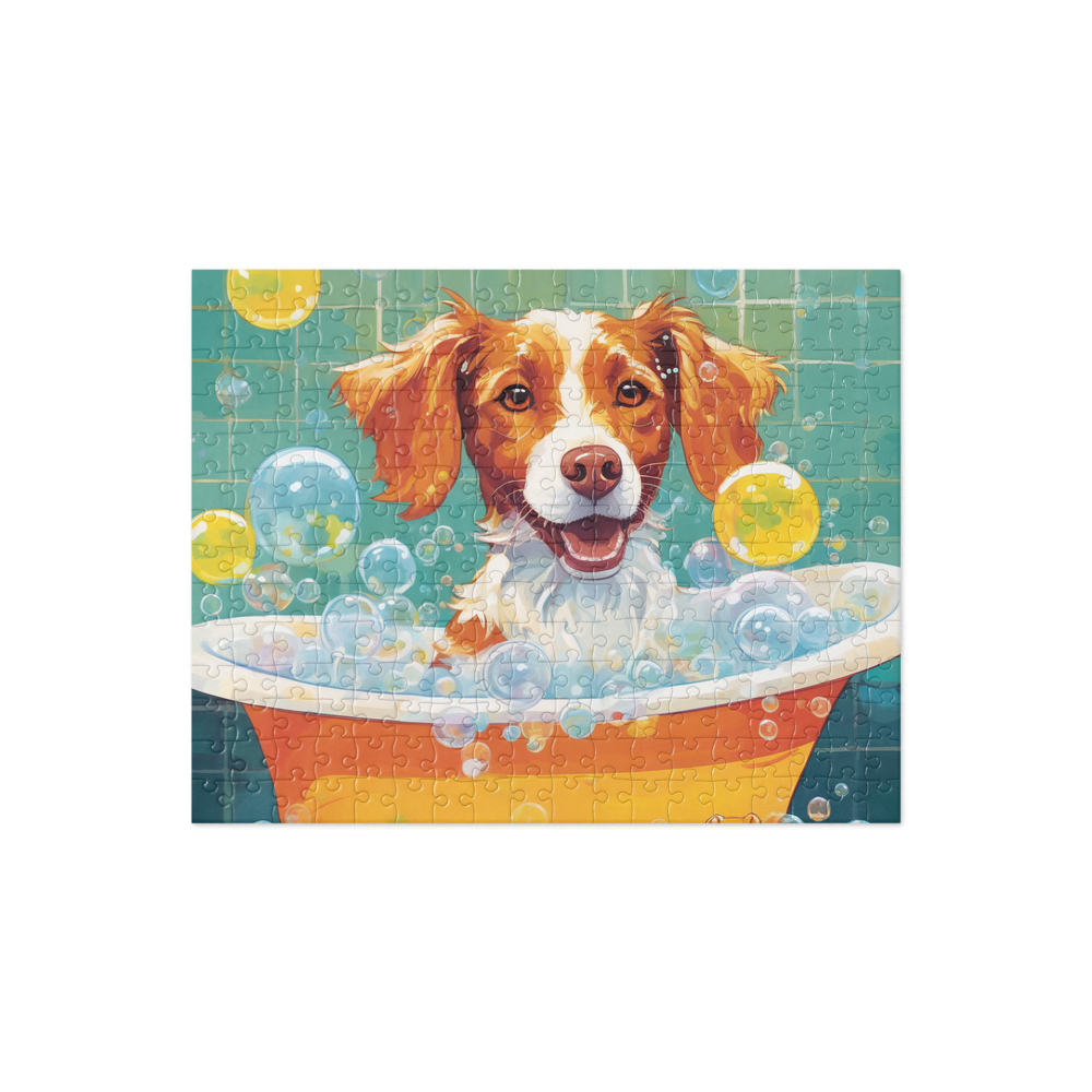 PugMug Custom Brittany Dog Jigsaw Puzzle
