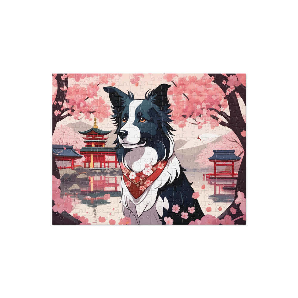 PugMug Custom Border Collie Jigsaw Puzzle