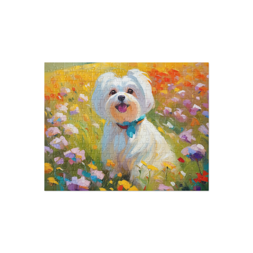 PugMug Custom Maltese Dog Jigsaw Puzzle