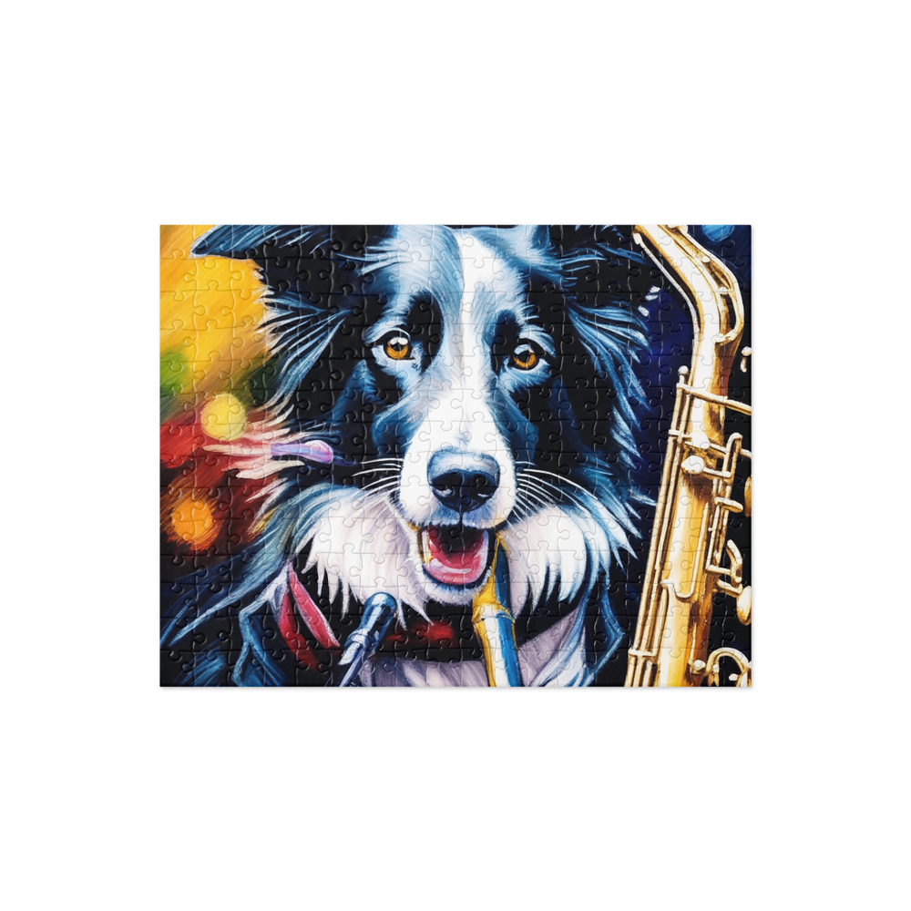 PugMug Custom Border Collie Jigsaw Puzzle