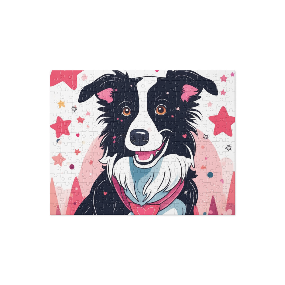 PugMug Custom Border Collie Jigsaw Puzzle