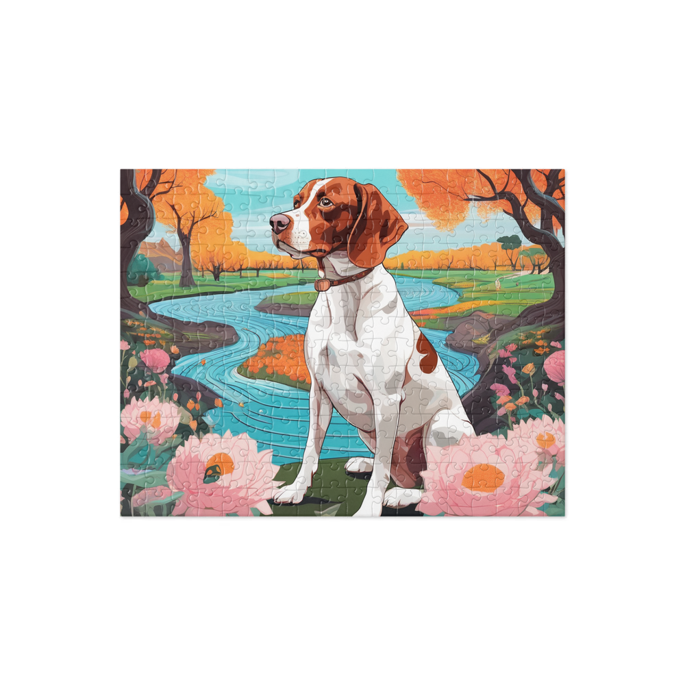 PugMug Custom Brittany Dog Jigsaw Puzzle