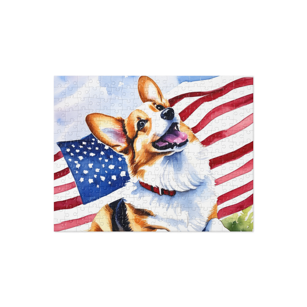 PugMug Custom Pembroke Welsh Corgi Jigsaw Puzzle