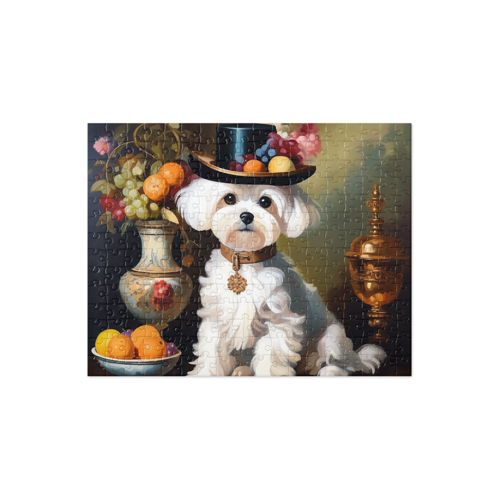 PugMug Custom Maltese Dog Jigsaw Puzzle