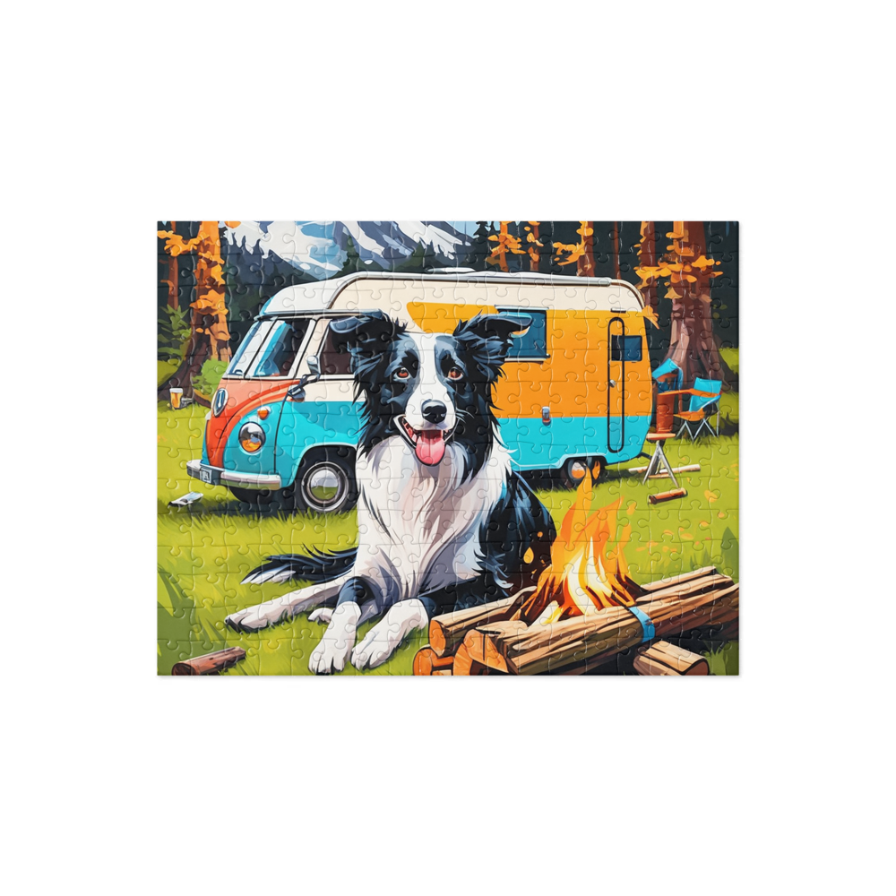 PugMug Custom Border Collie Jigsaw Puzzle