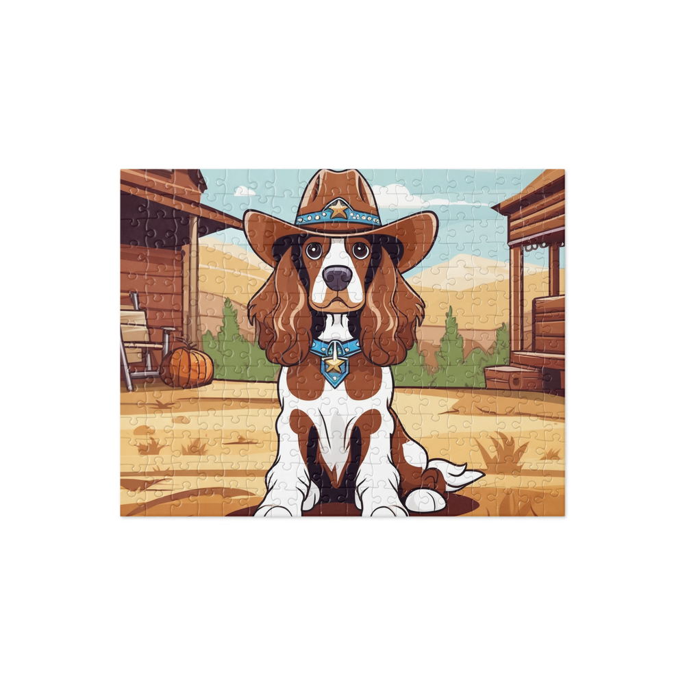 PugMug Custom Cocker Spaniel Jigsaw Puzzle