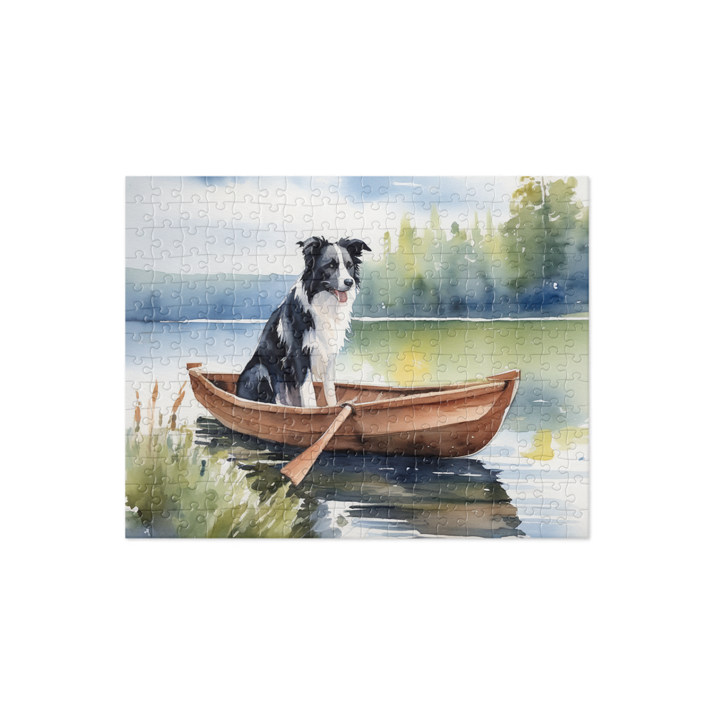 PugMug Custom Border Collie Jigsaw Puzzle
