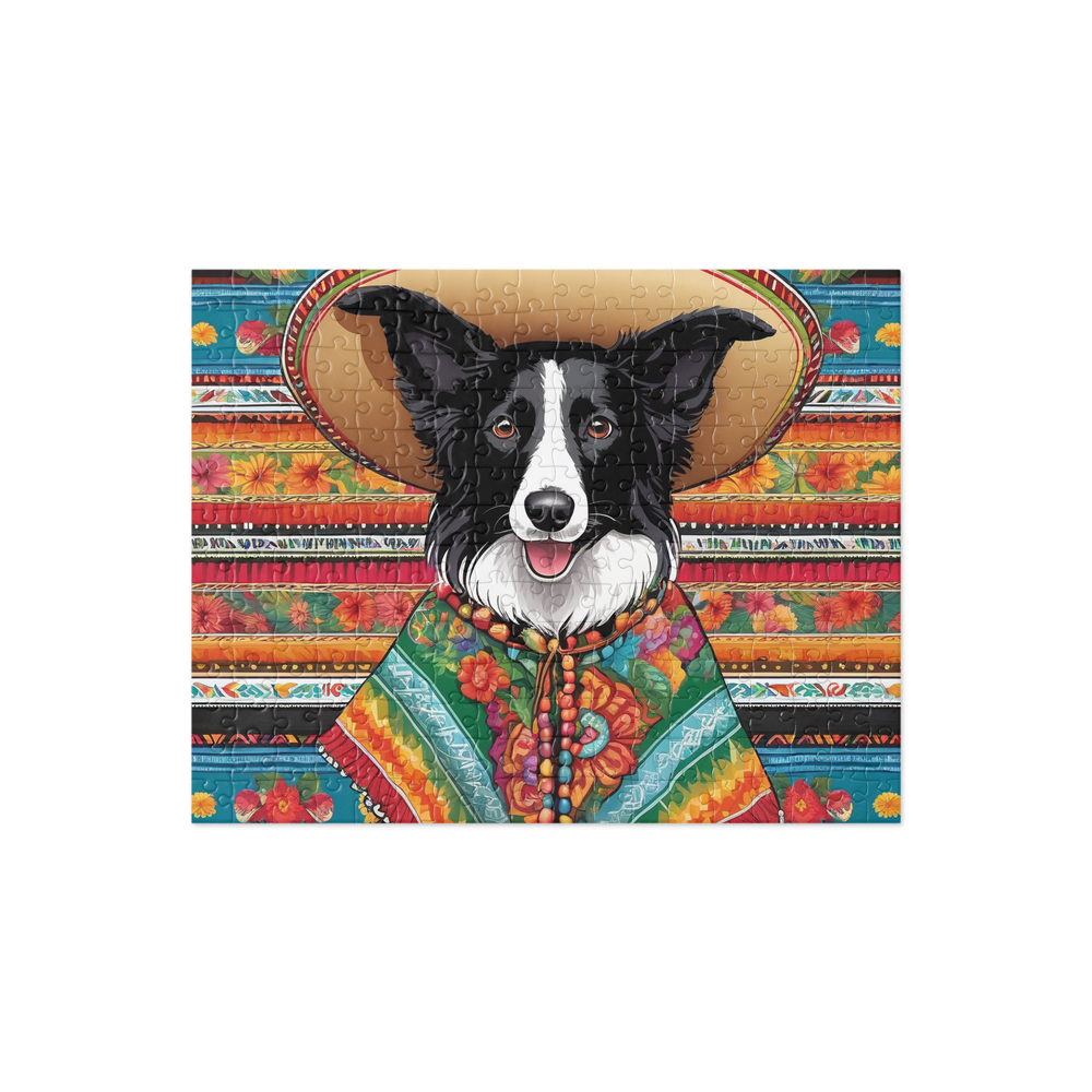 PugMug Custom Border Collie Jigsaw Puzzle