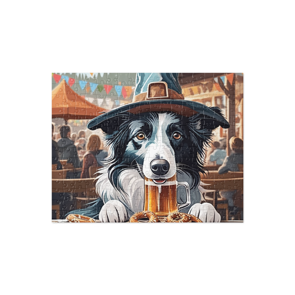 PugMug Custom Border Collie Jigsaw Puzzle