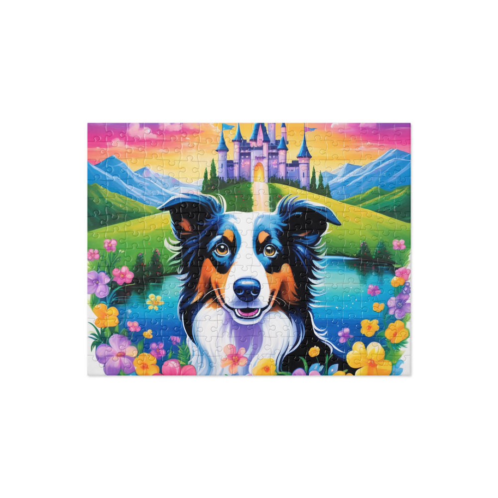 PugMug Custom Border Collie Jigsaw Puzzle