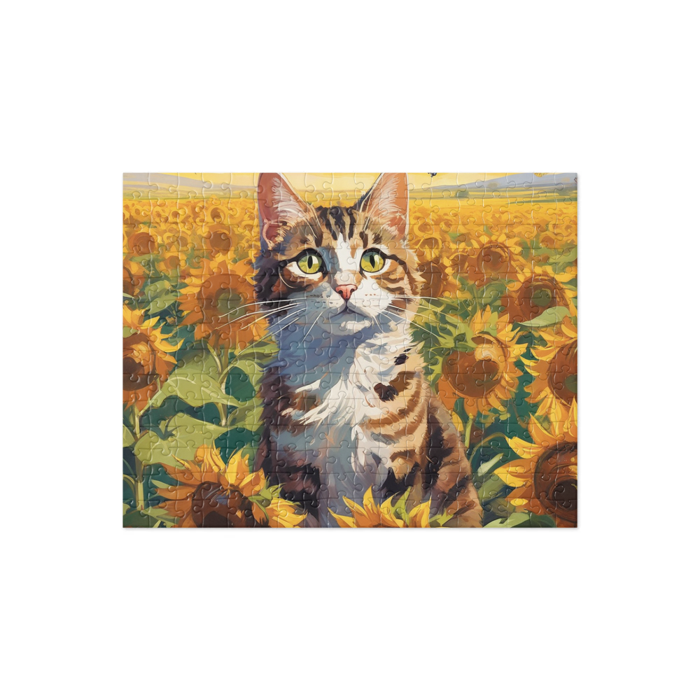 PugMug Custom Tabby Companion Cat Jigsaw Puzzle