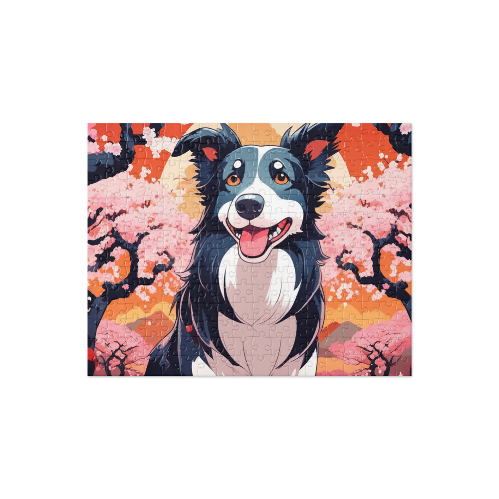 PugMug Custom Border Collie Jigsaw Puzzle