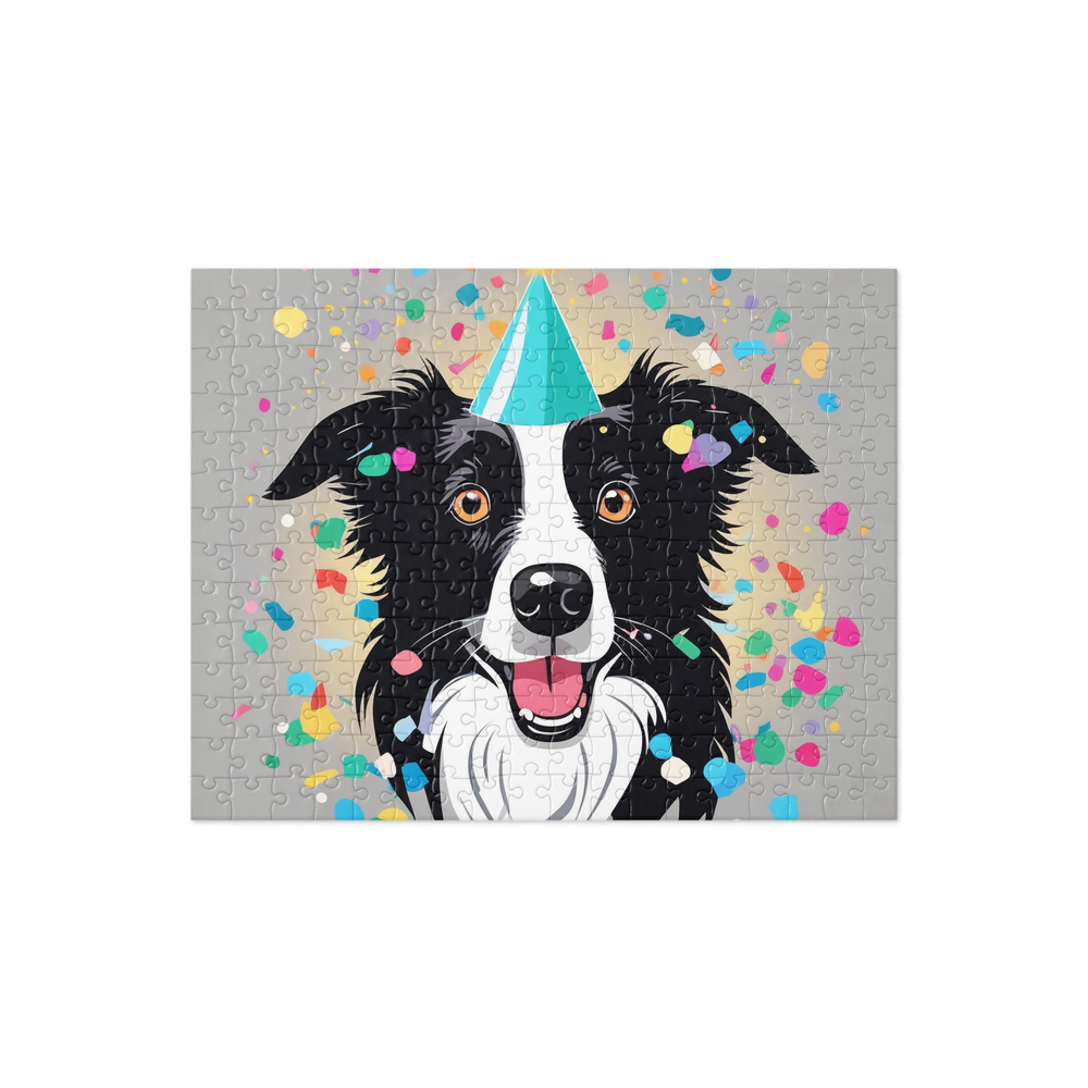 PugMug Custom Border Collie Jigsaw Puzzle