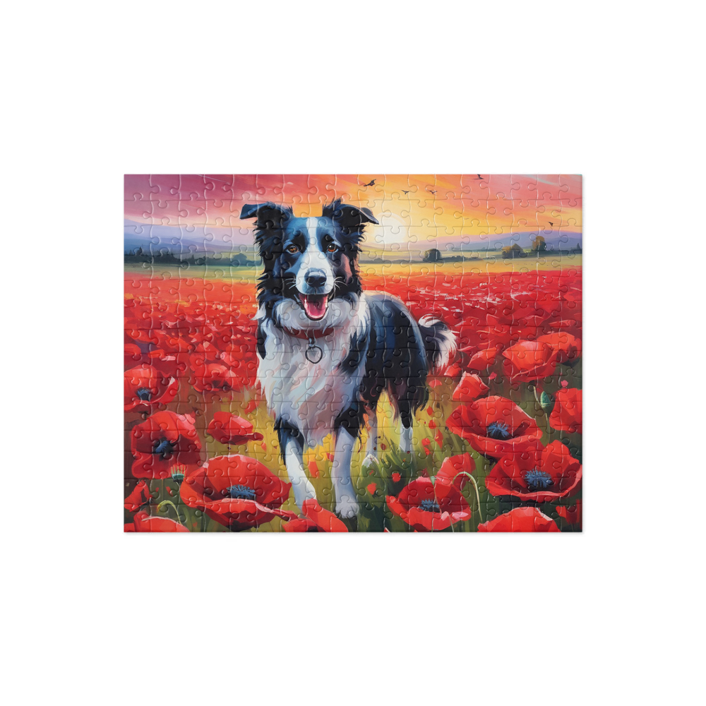 PugMug Custom Border Collie Jigsaw Puzzle