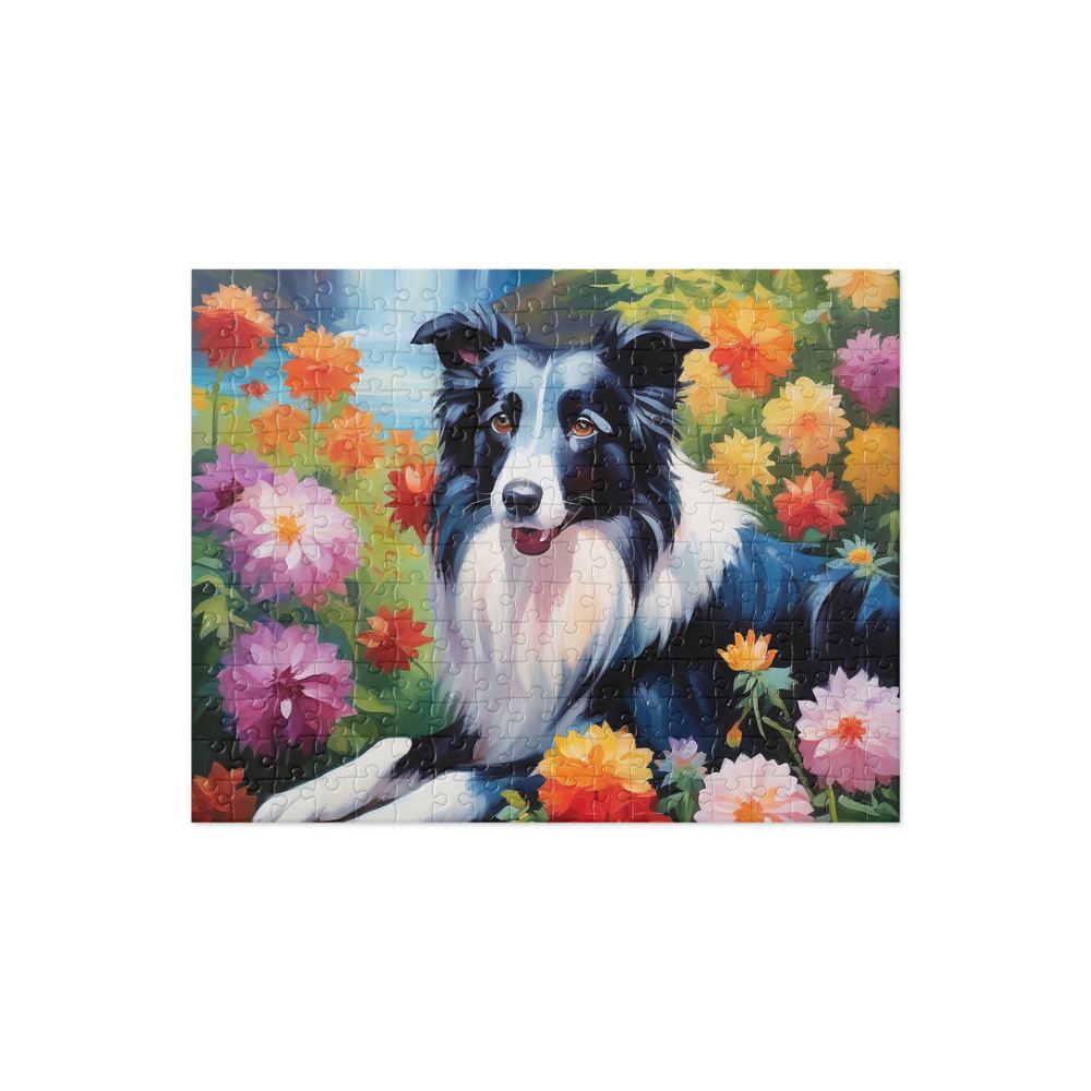PugMug Custom Border Collie Jigsaw Puzzle