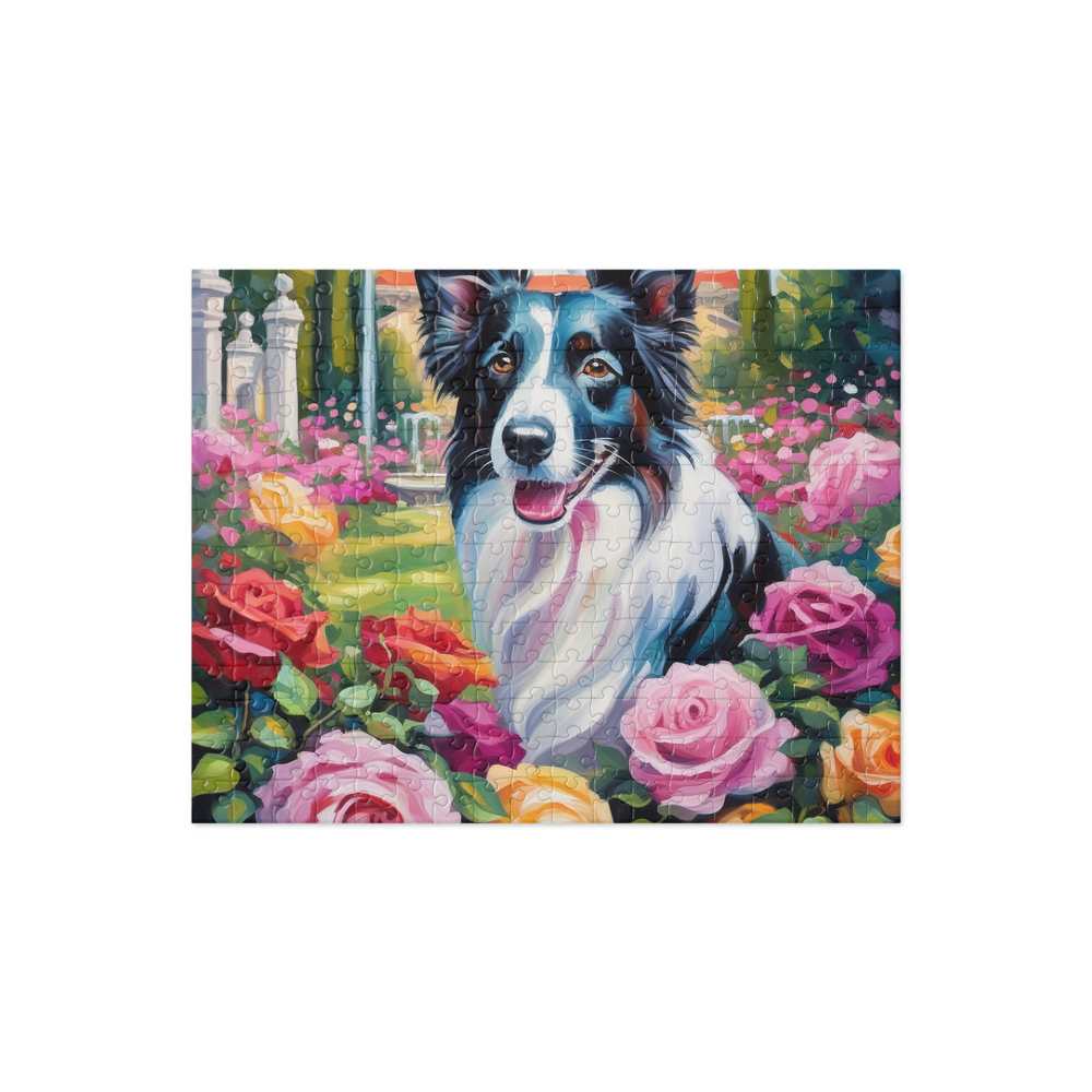 PugMug Custom Border Collie Jigsaw Puzzle