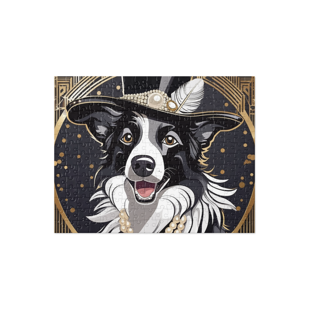 PugMug Custom Border Collie Jigsaw Puzzle