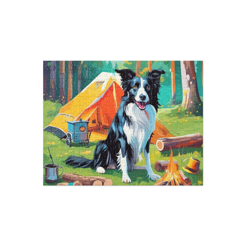 PugMug Custom Border Collie Jigsaw Puzzle