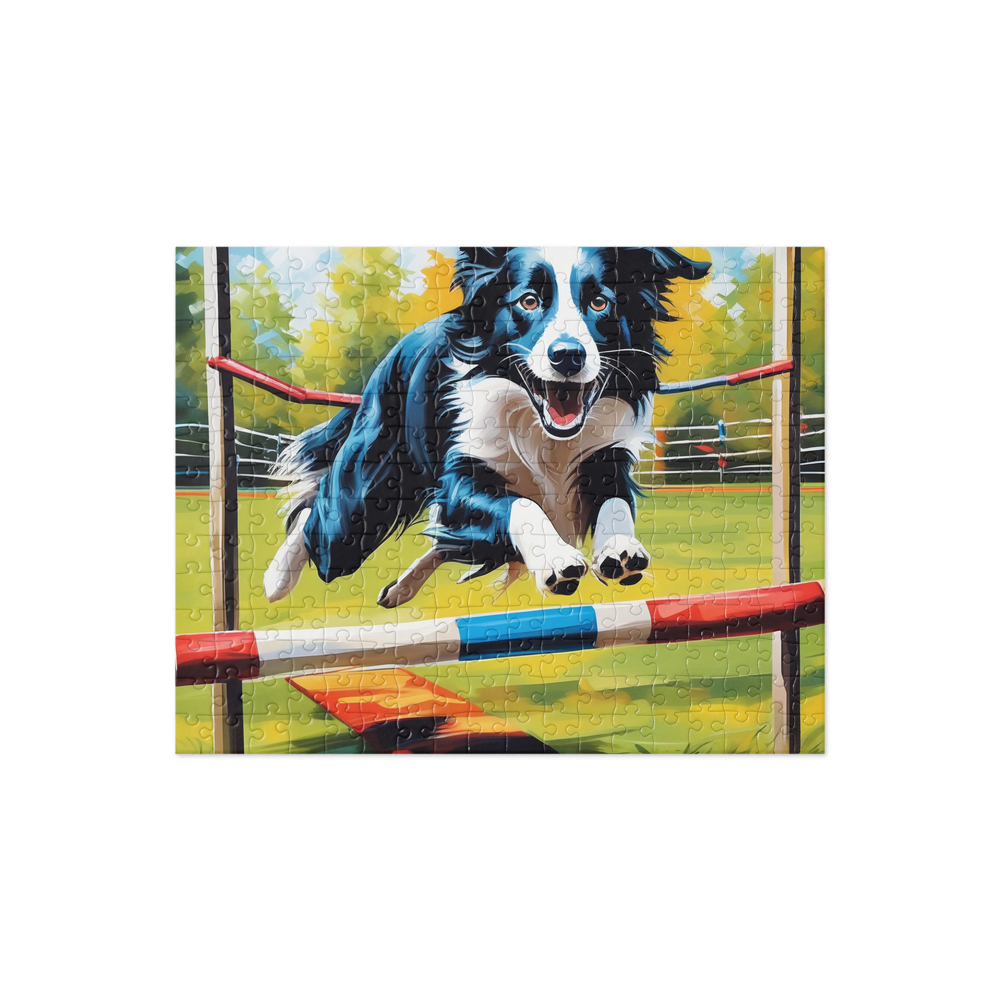 PugMug Custom Border Collie Jigsaw Puzzle