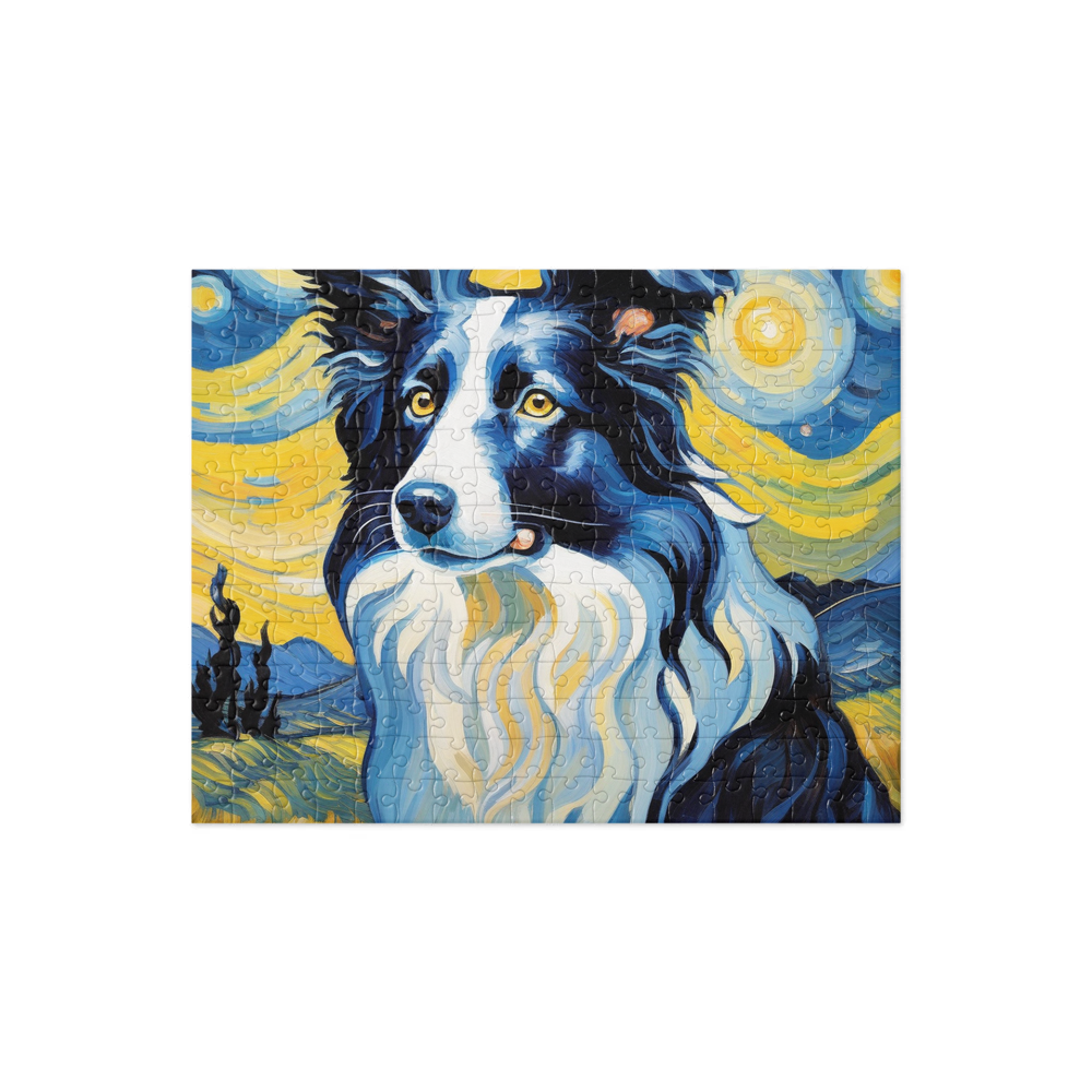 PugMug Custom Border Collie Jigsaw Puzzle