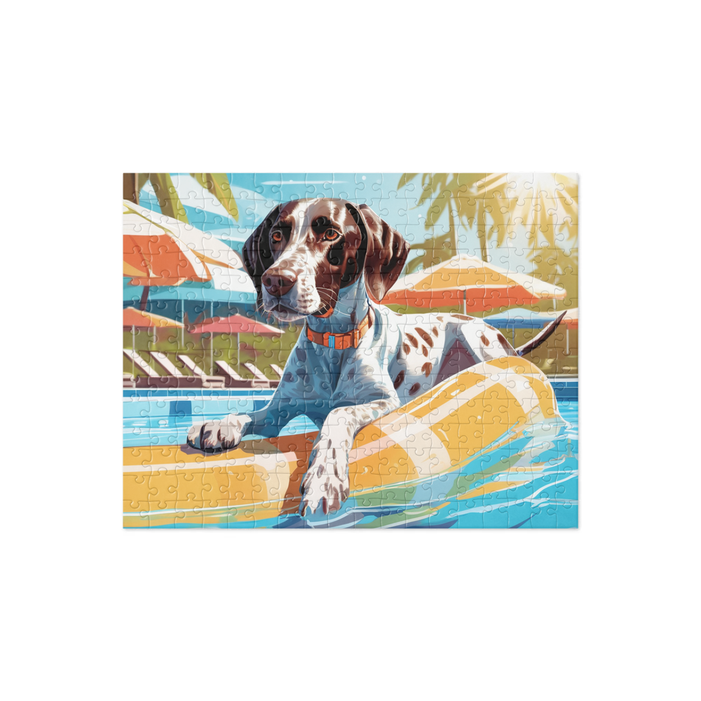 PugMug Custom Pointer Dog Jigsaw Puzzle