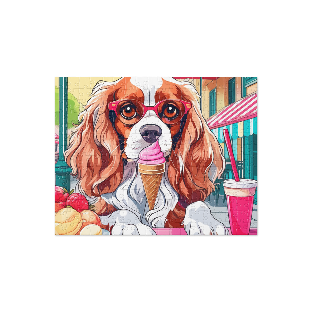 PugMug Custom Cavalier King Charles Spaniel Jigsaw Puzzle
