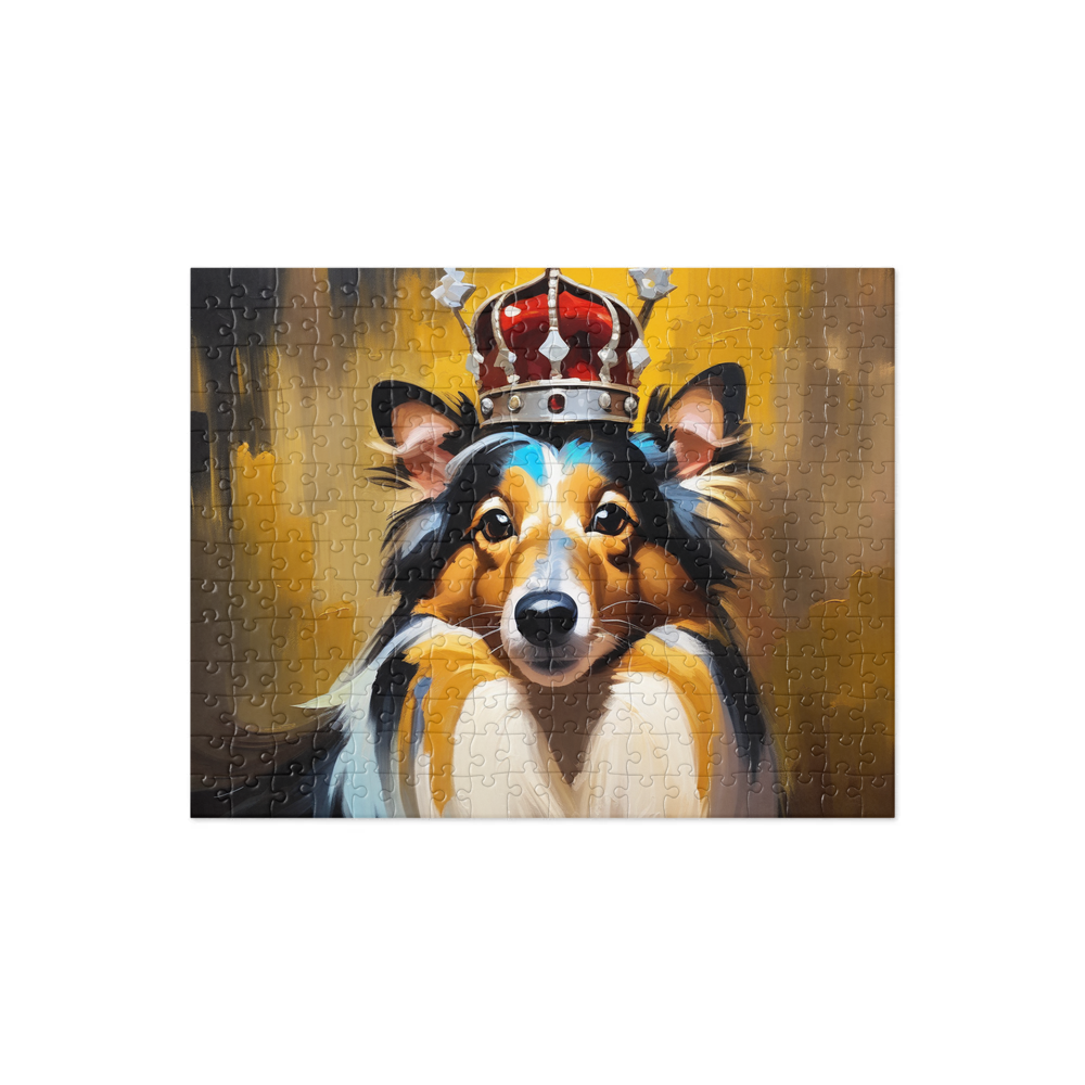 PugMug Custom Shetland Sheepdog Jigsaw Puzzle