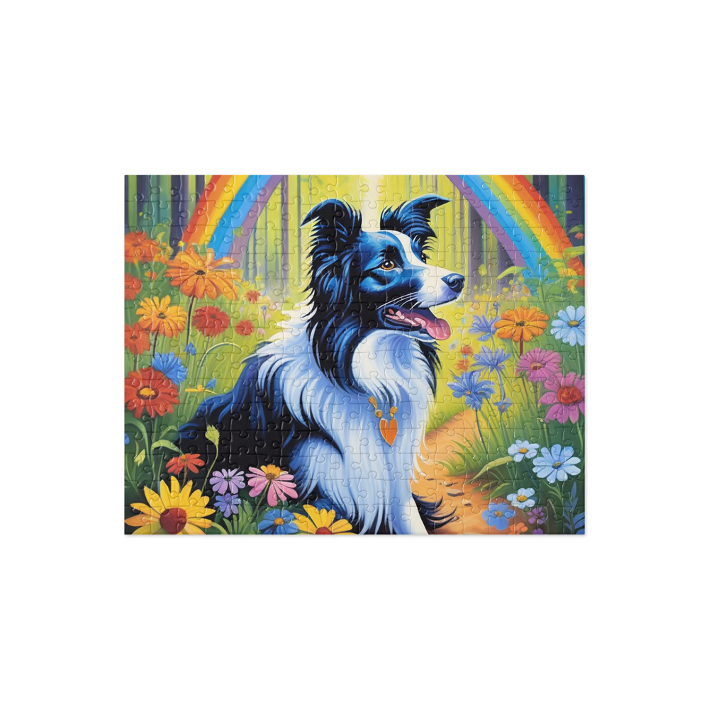 PugMug Custom Border Collie Jigsaw Puzzle