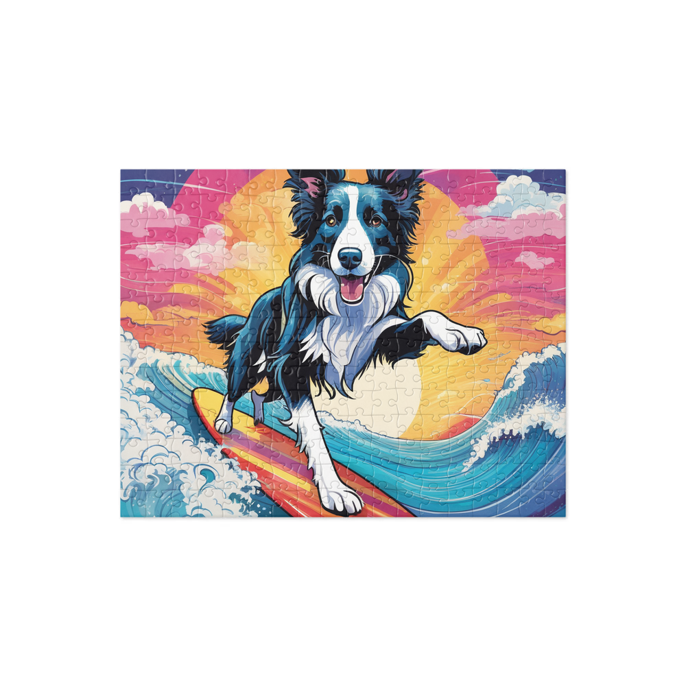 PugMug Custom Border Collie Jigsaw Puzzle
