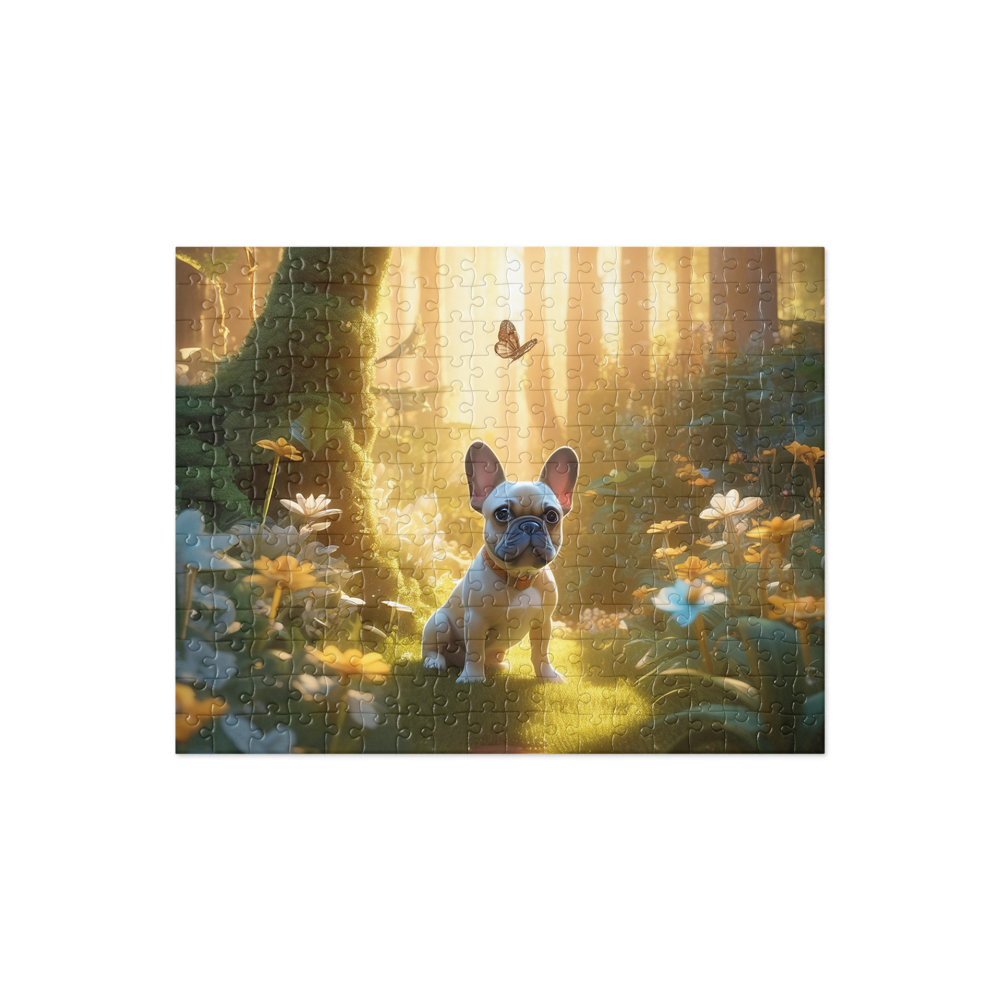 PugMug Custom Tan French Bulldog Jigsaw Puzzle