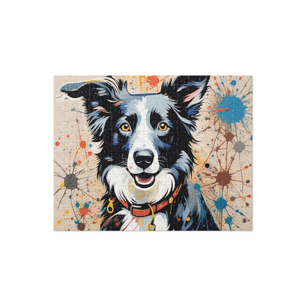PugMug Custom Border Collie Jigsaw Puzzle