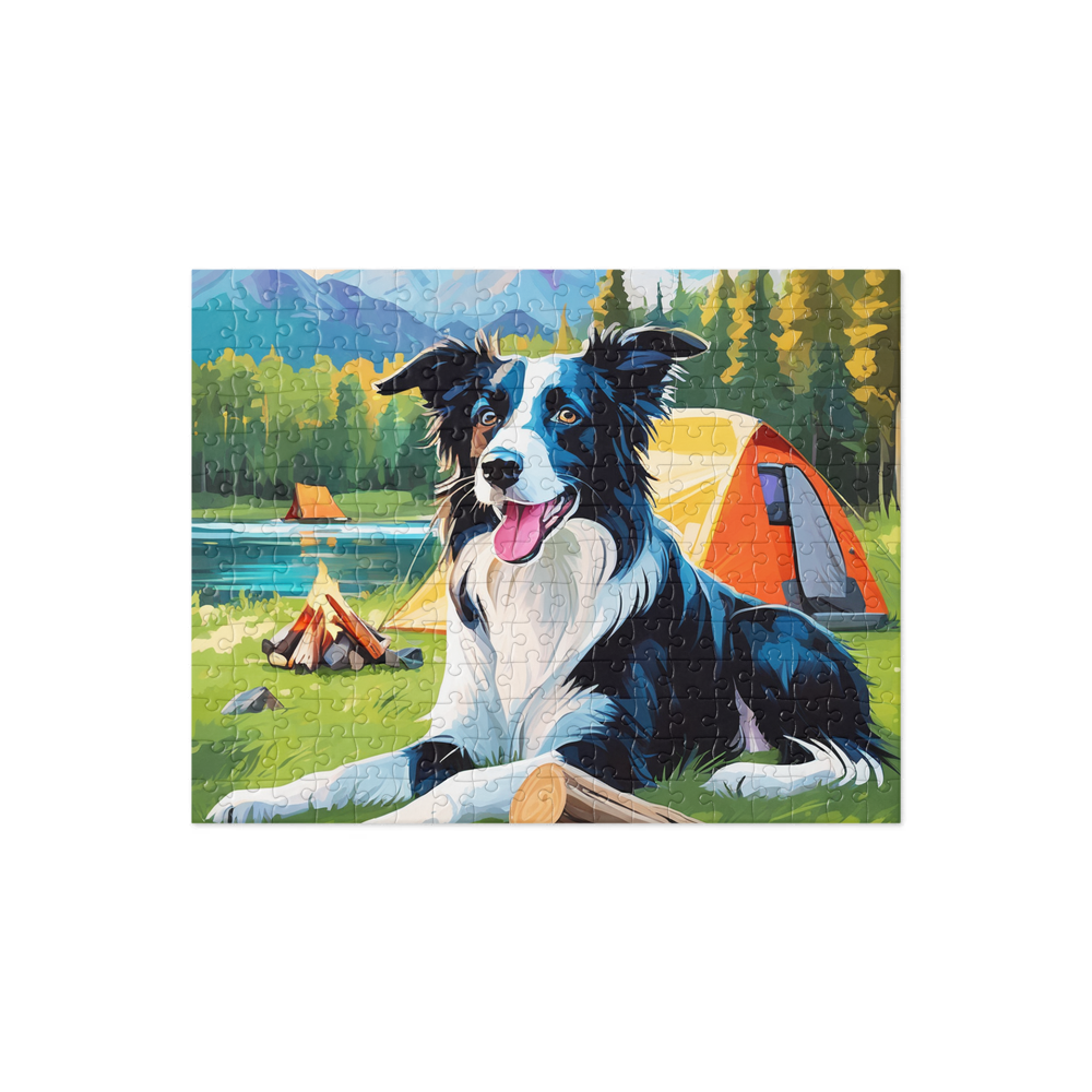 PugMug Custom Border Collie Jigsaw Puzzle