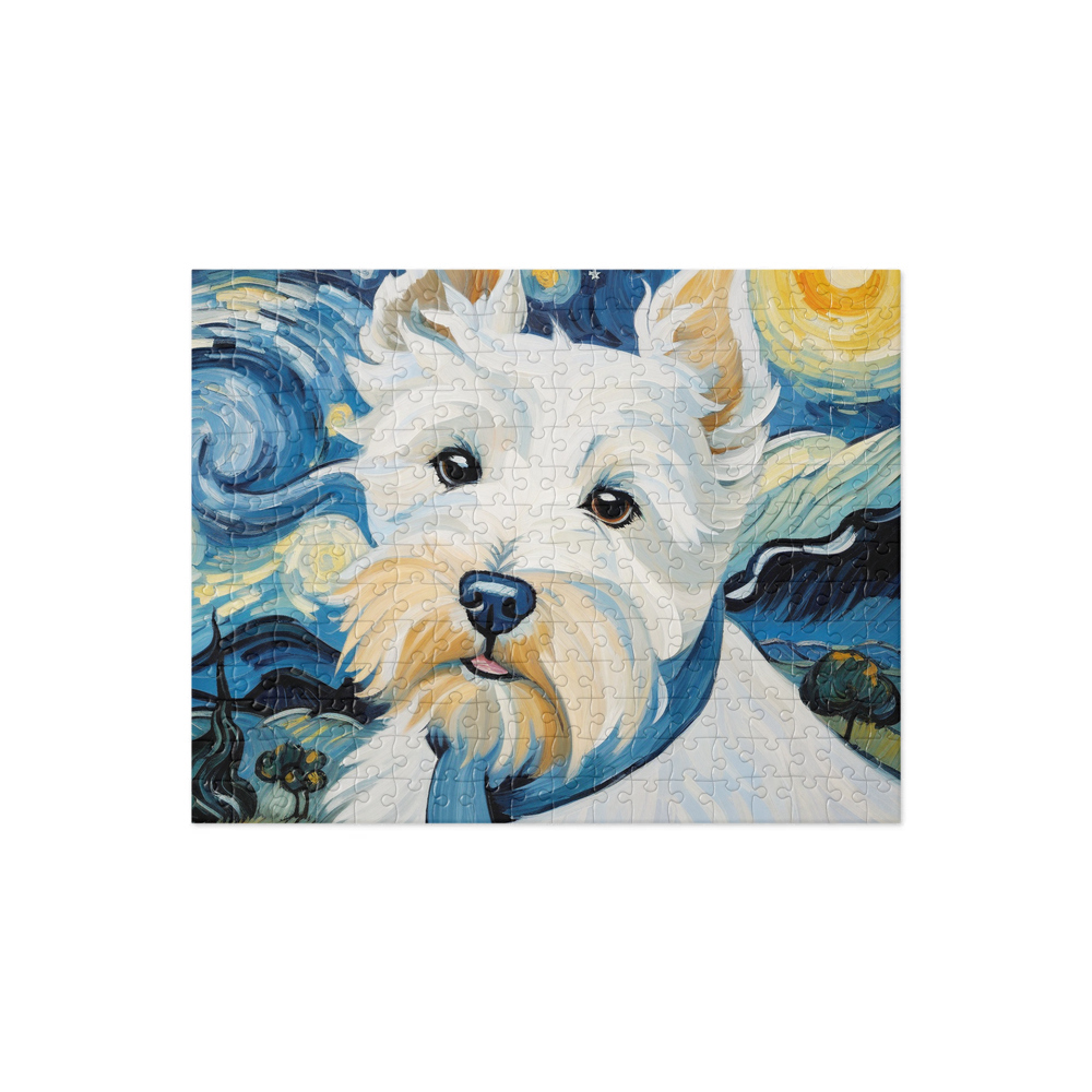 PugMug Custom West Highland White Terrier Jigsaw Puzzle