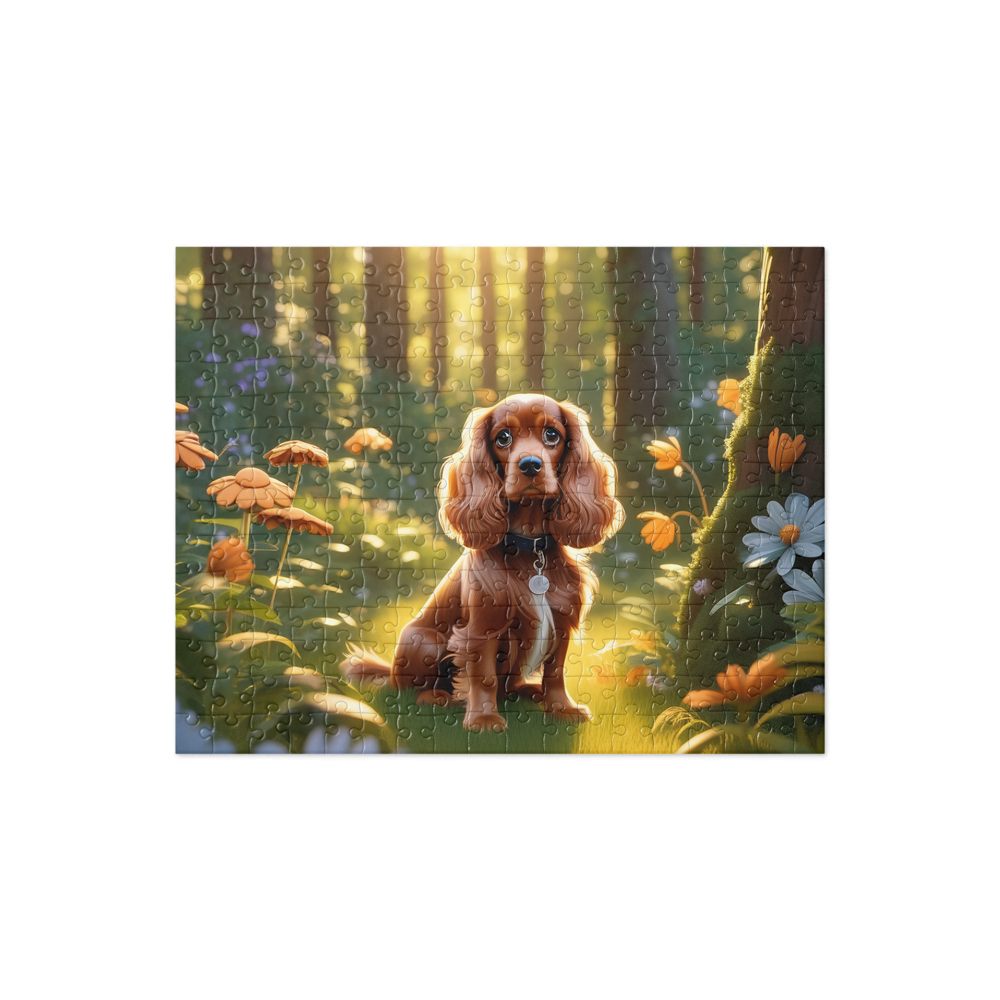 PugMug Custom English Cocker Spaniel Jigsaw Puzzle