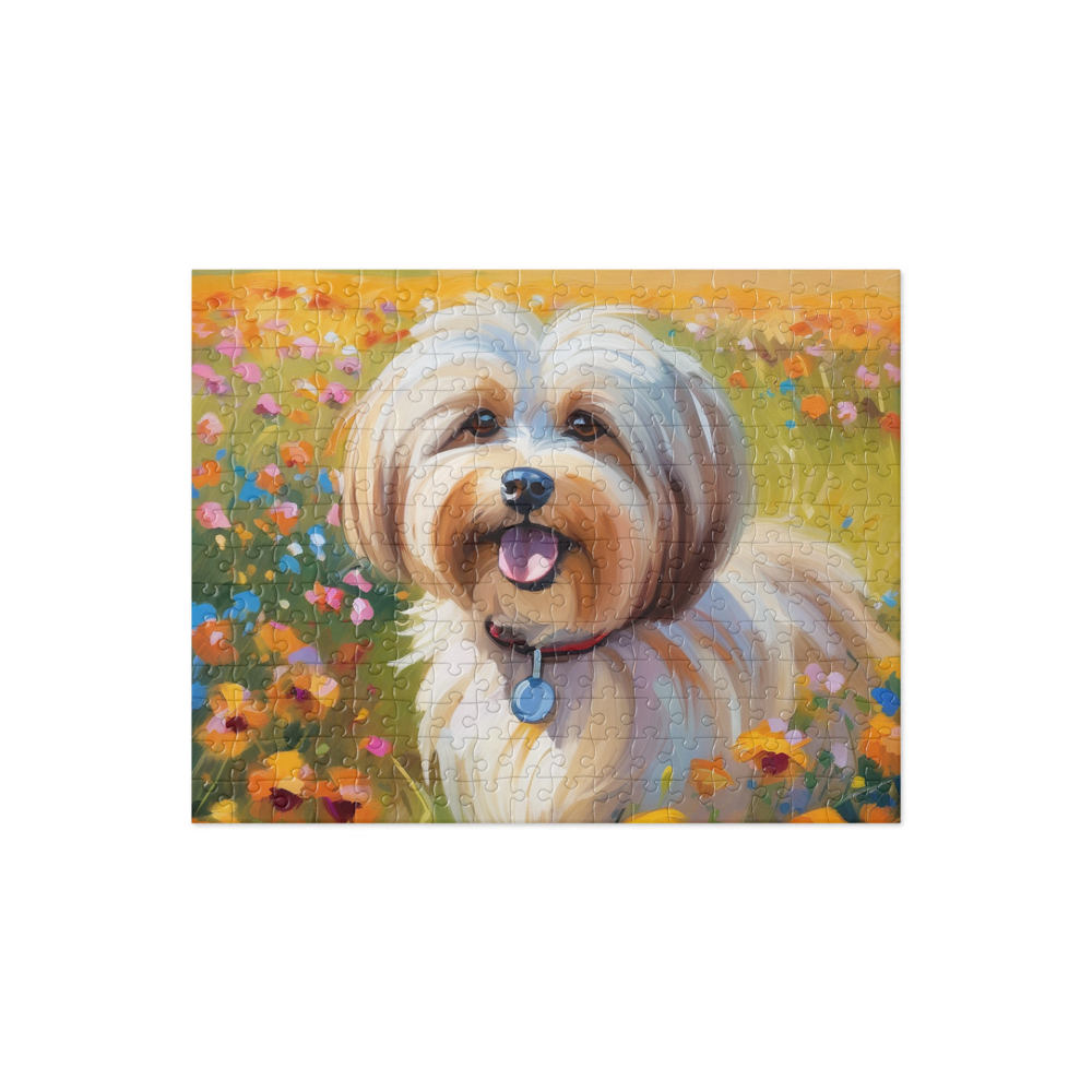 PugMug Custom Tan Havanese Dog Jigsaw Puzzle