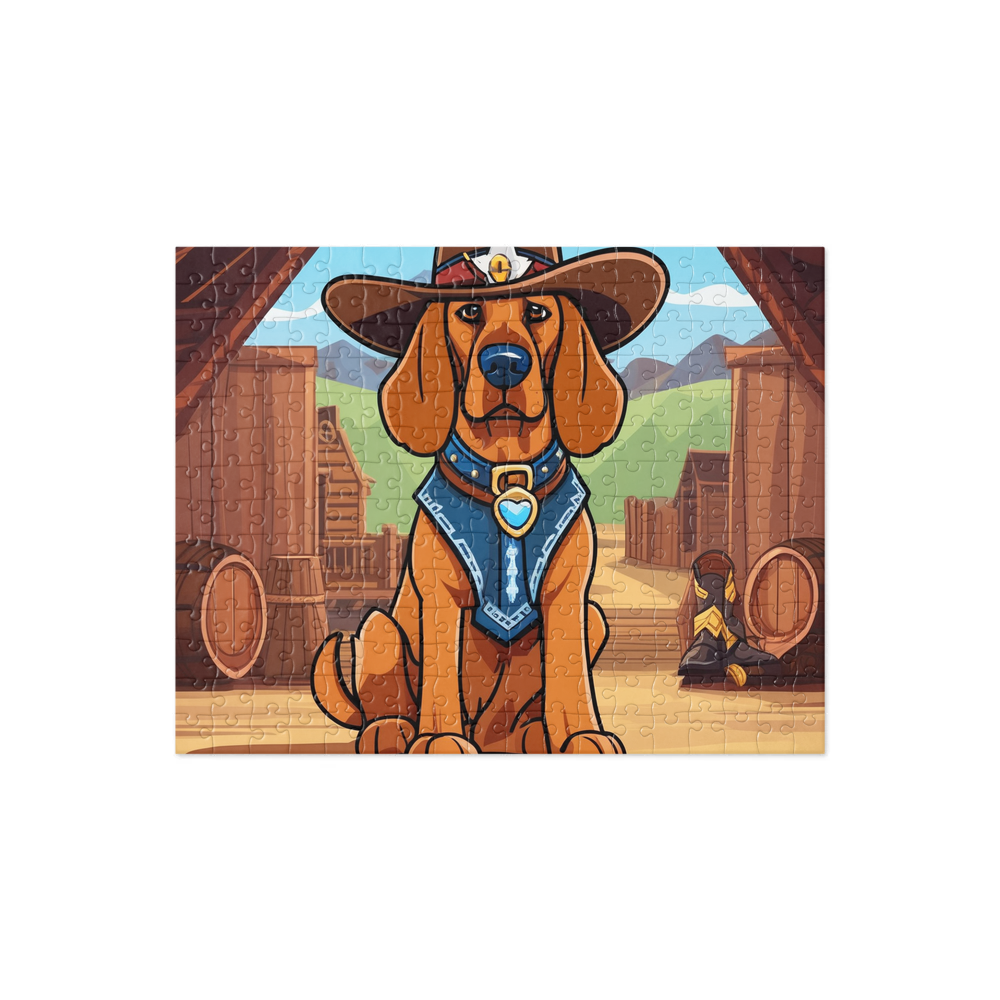 PugMug Custom Bloodhound Jigsaw Puzzle