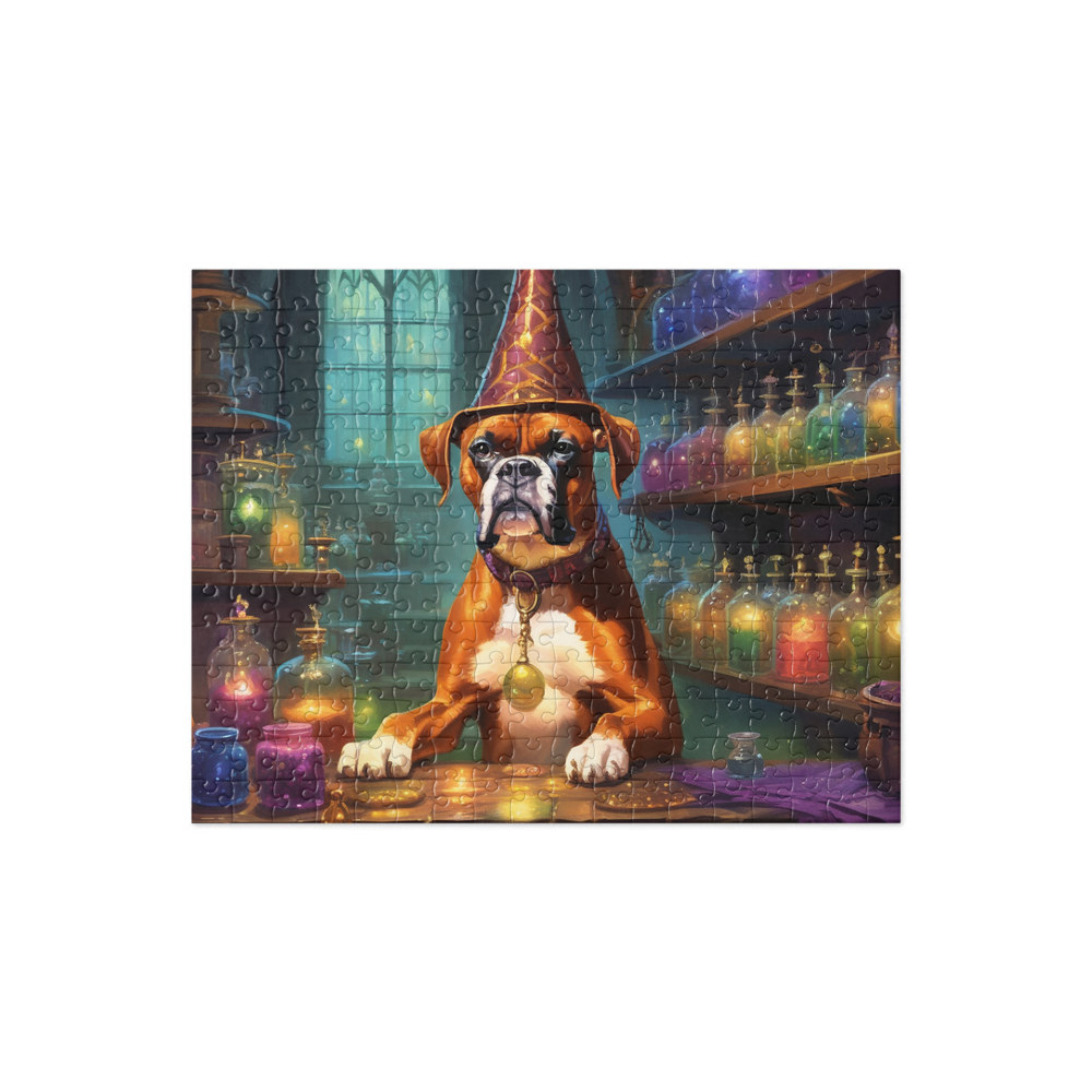 PugMug Custom Boxer Dog Jigsaw Puzzle