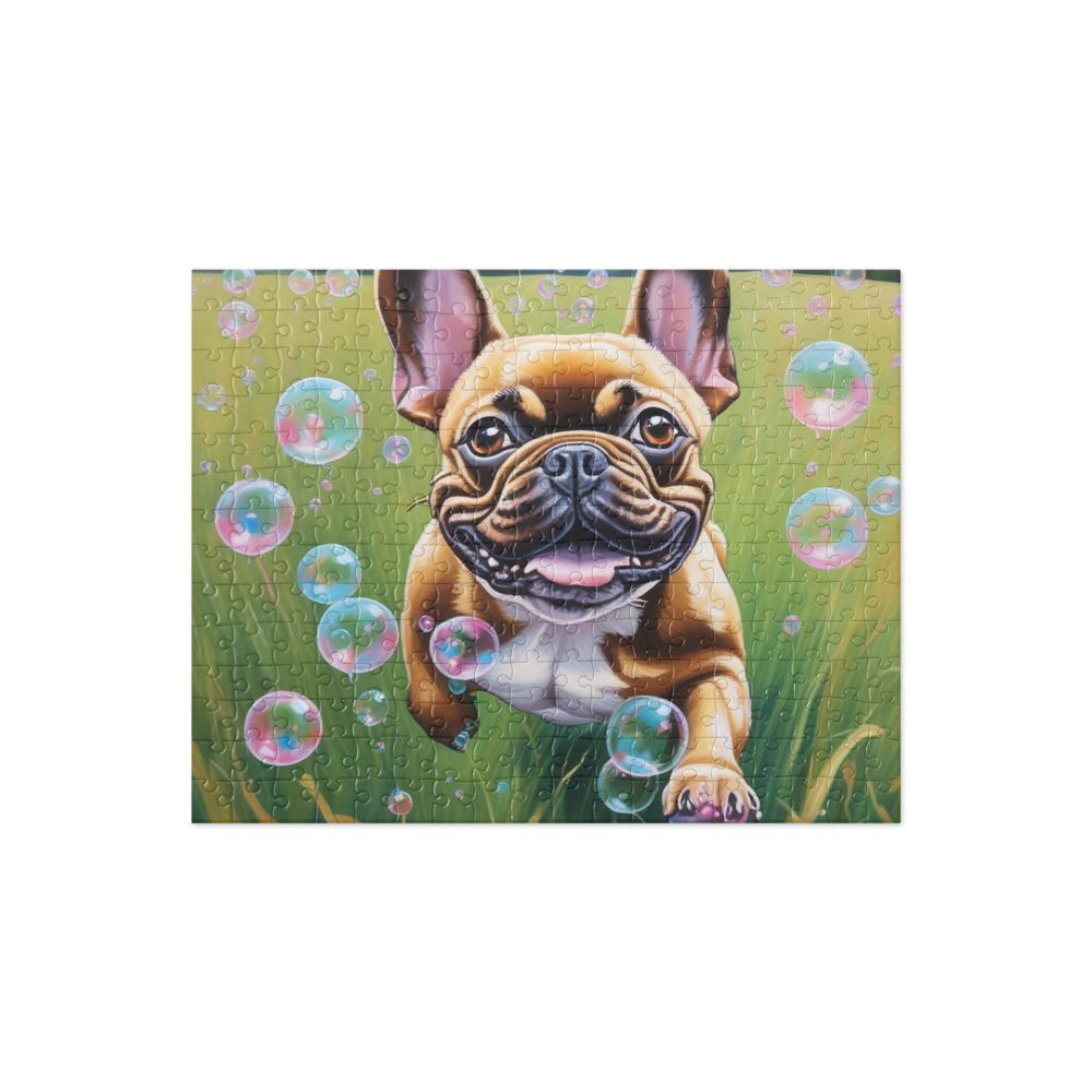 PugMug Custom Tan French Bulldog Jigsaw Puzzle