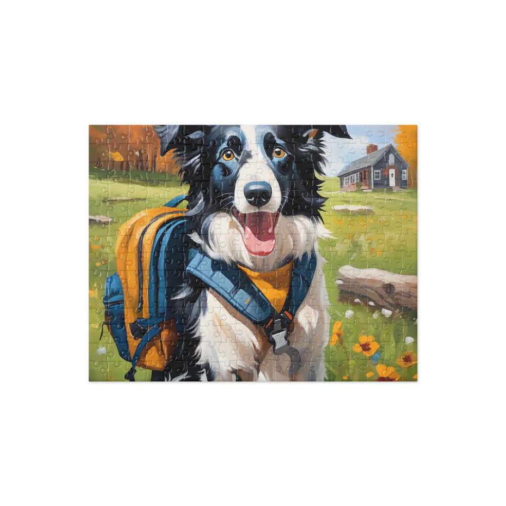 PugMug Custom Border Collie Jigsaw Puzzle
