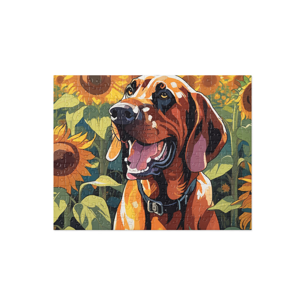PugMug Custom Bloodhound Jigsaw Puzzle
