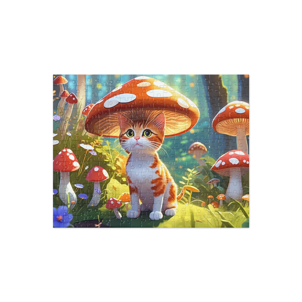 PugMug Custom Tabby Companion Cat Jigsaw Puzzle