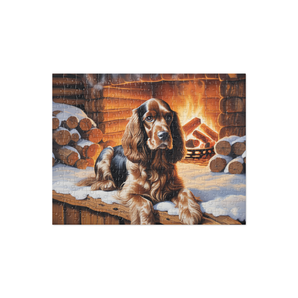 PugMug Custom English Cocker Spaniel Jigsaw Puzzle