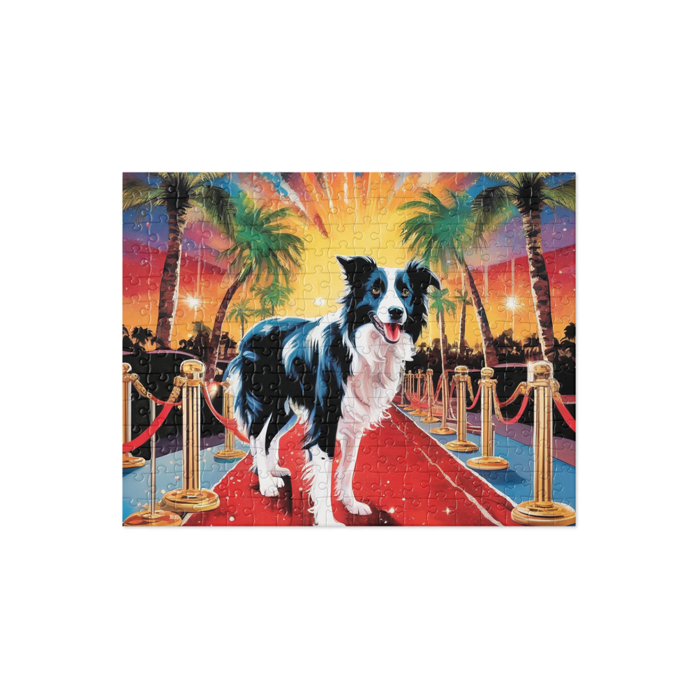 PugMug Custom Border Collie Jigsaw Puzzle