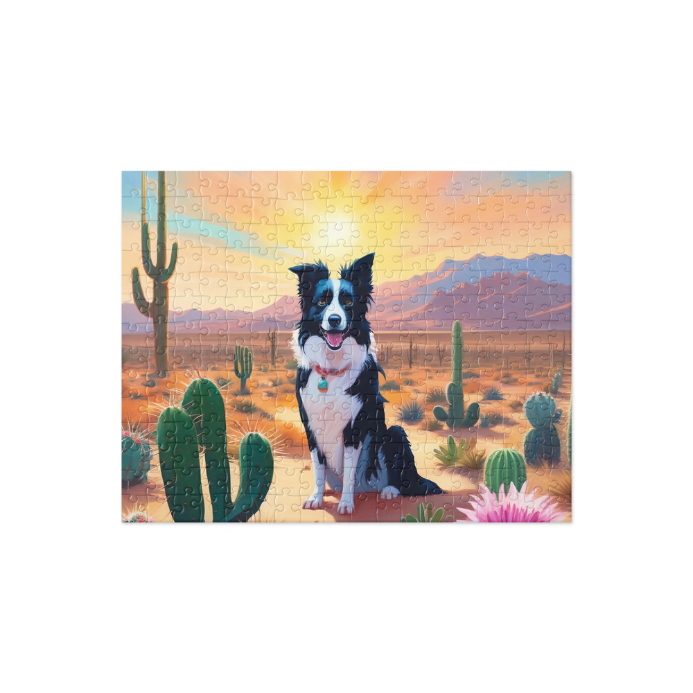 PugMug Custom Border Collie Jigsaw Puzzle