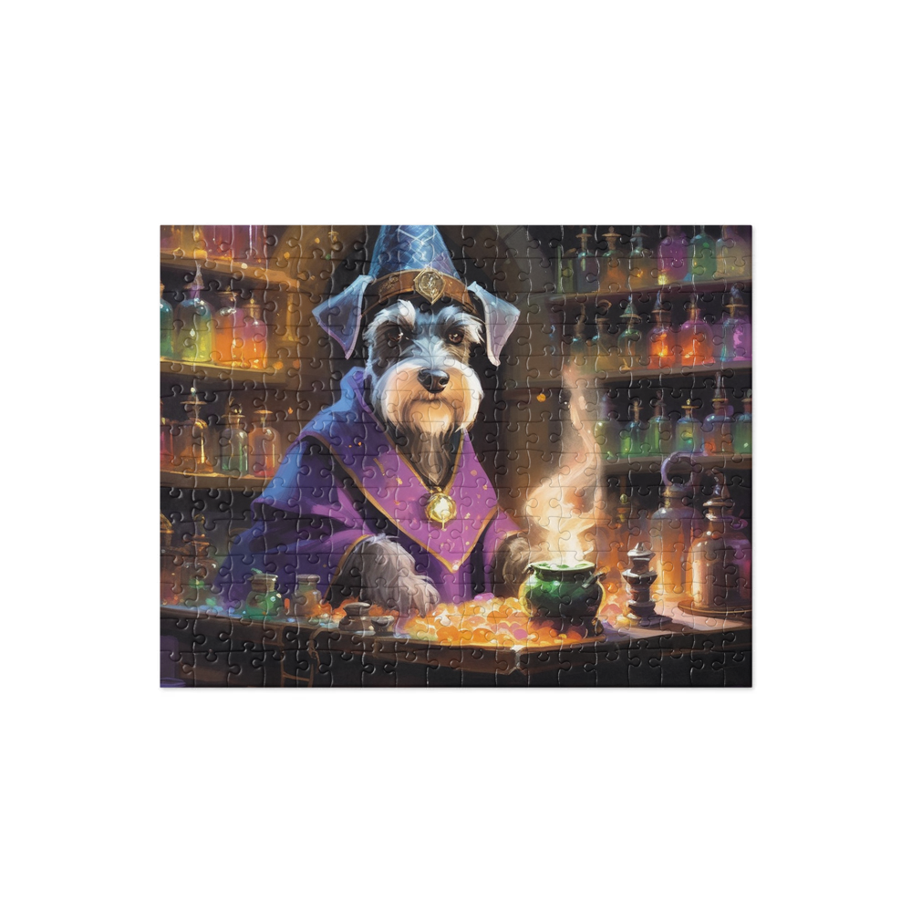 PugMug Custom Miniature Schnauzer Jigsaw Puzzle