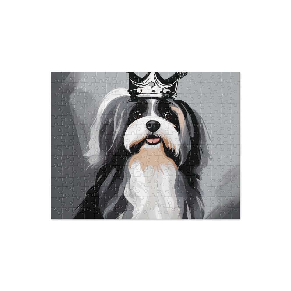 PugMug Custom Black-and-white Havanese Dog Jigsaw Puzzle