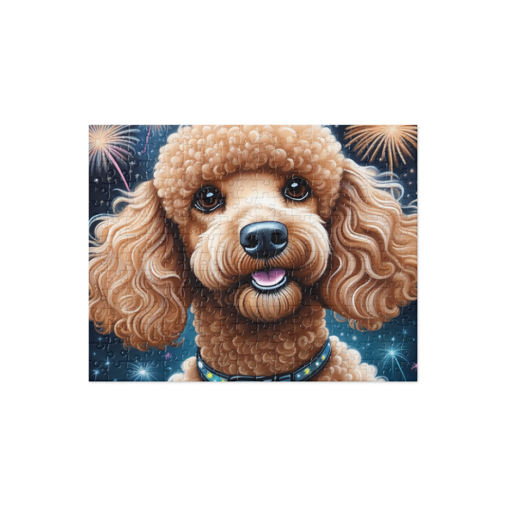 PugMug Custom Tan Poodle Jigsaw Puzzle