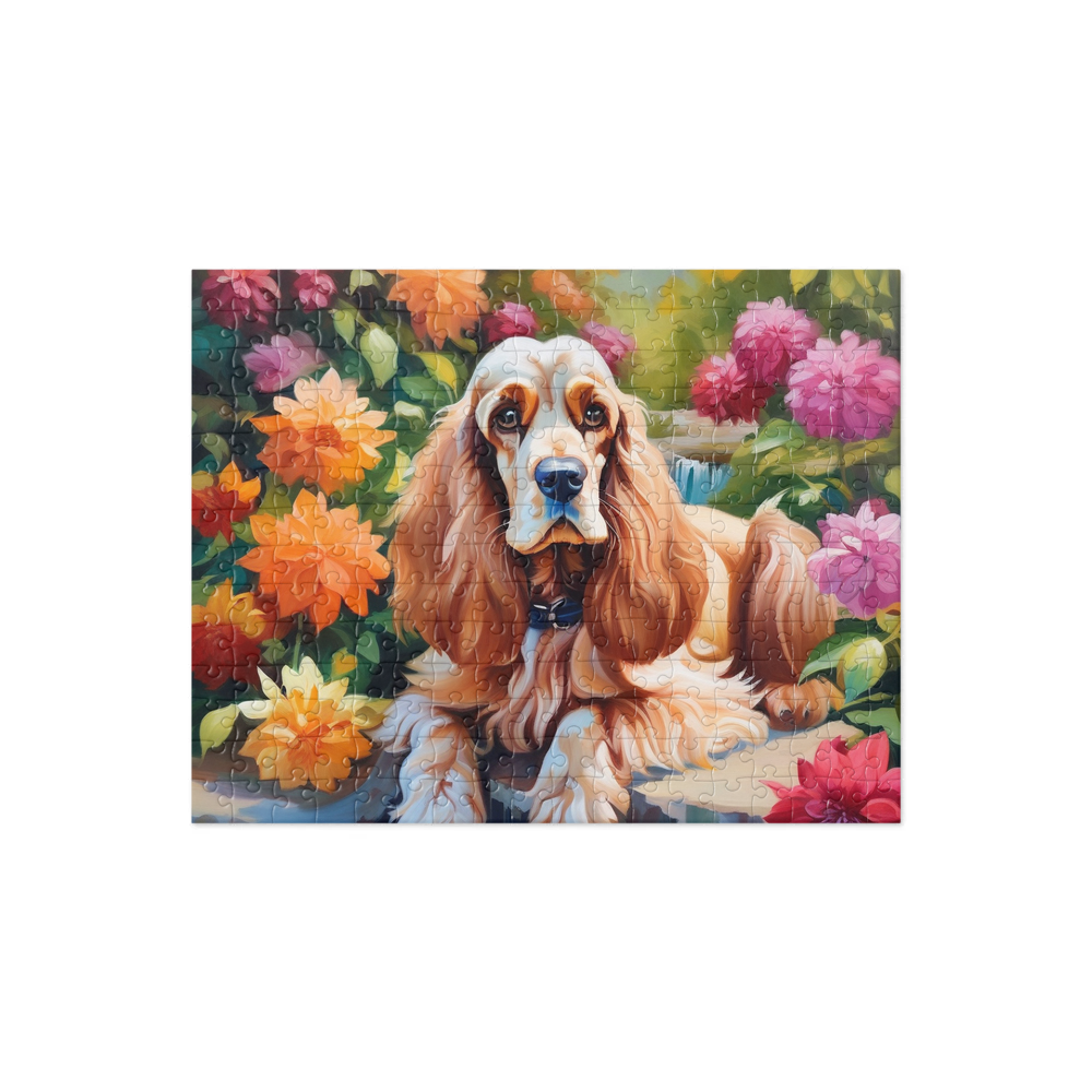 PugMug Custom Cocker Spaniel Jigsaw Puzzle