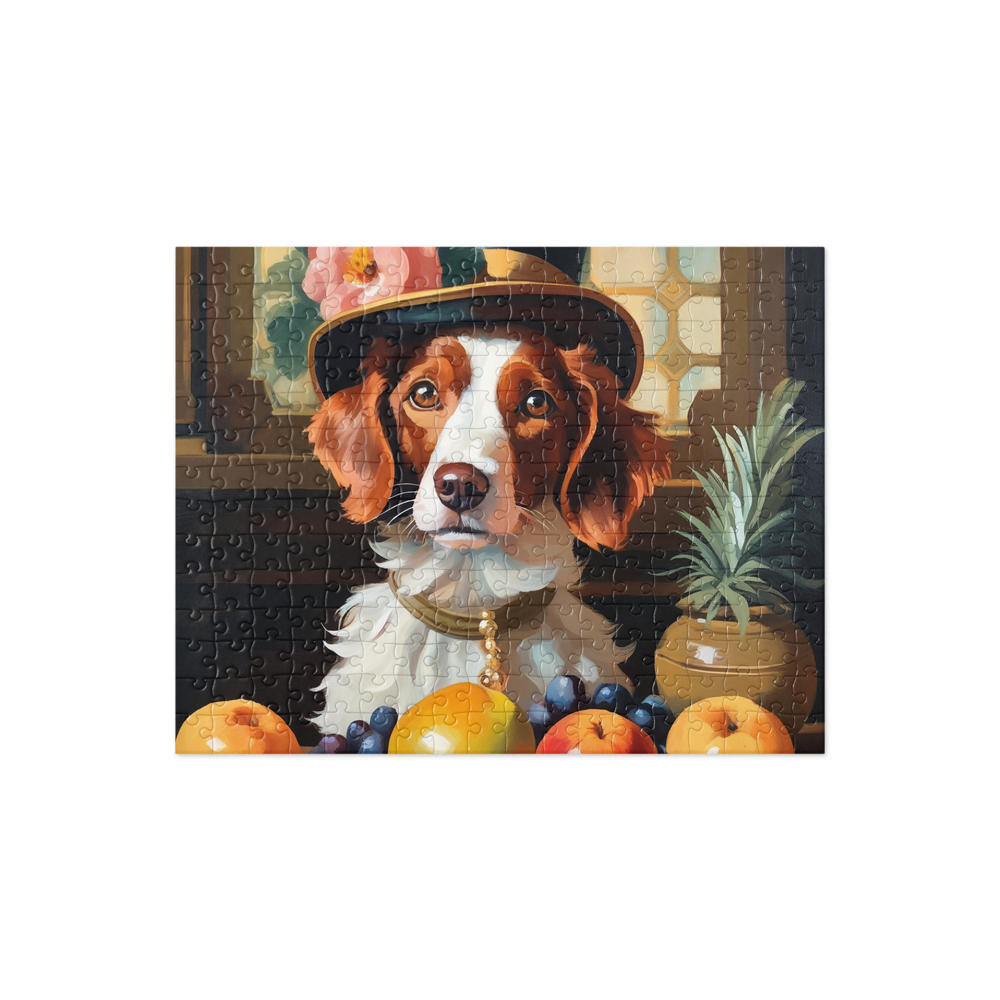 PugMug Custom Brittany Dog Jigsaw Puzzle