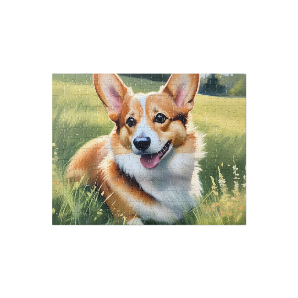 PugMug Custom Pembroke Welsh Corgi Jigsaw Puzzle